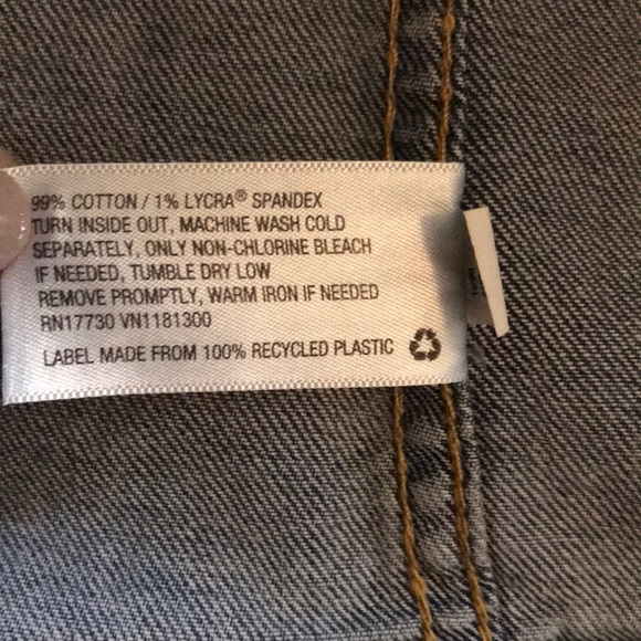 Merona Denim Jean Vest Size XS - Picture 6 of 8